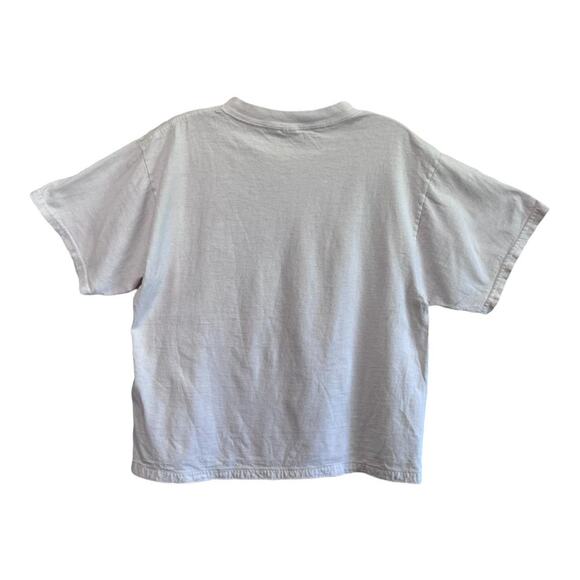 Vintage 90s Inn of the Mountain Gods Puff Paint Cropped Tee - Picture 2 of 3